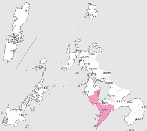 長崎県略地図